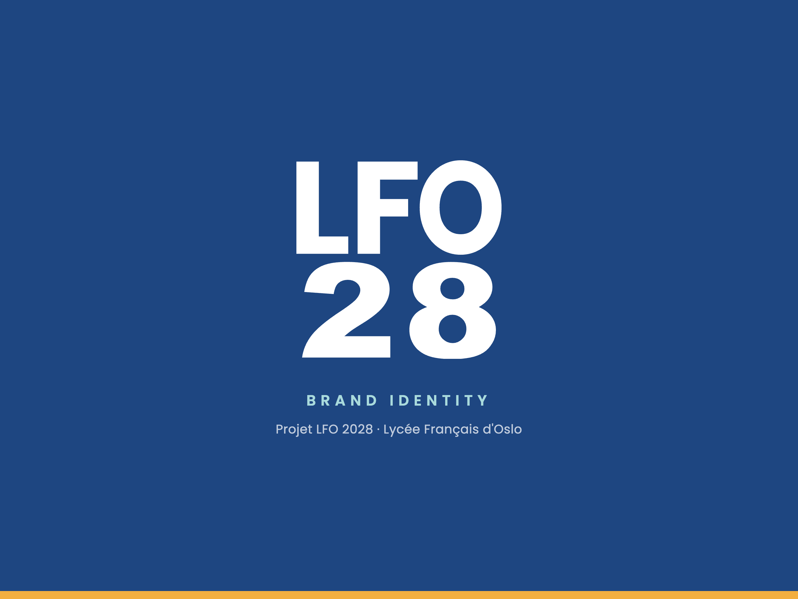 LFO28 brand identity presentation
